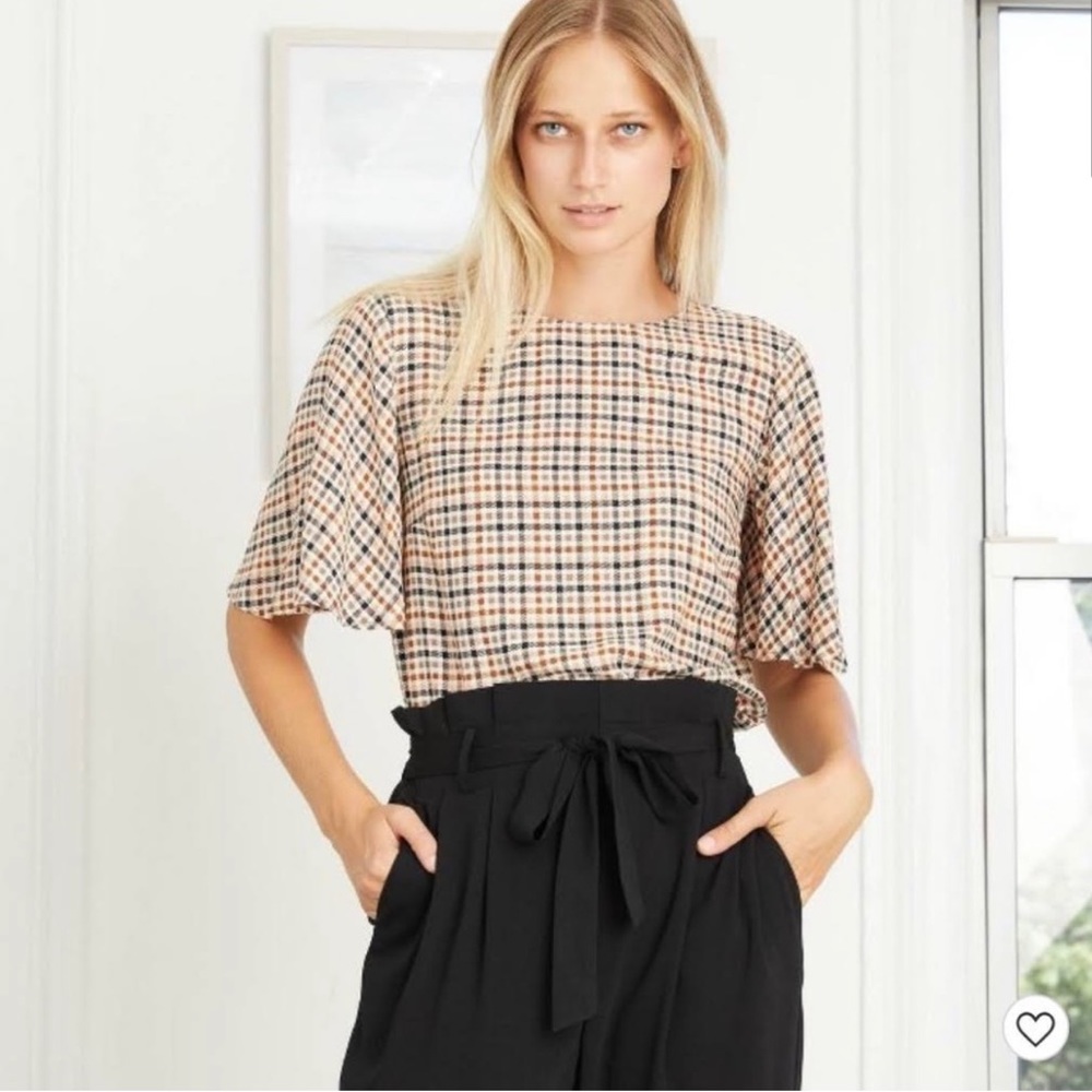 A New Day plaid blouse